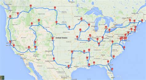 Future of MAP and its potential impact on project management Road Trip United States Map